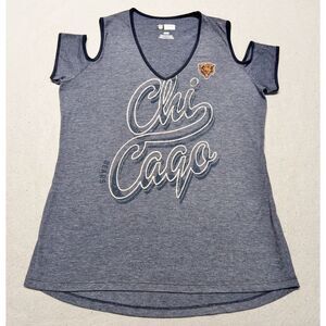 NFL Chicago‎ Bears Cold Shoulder Shirt Womens Medium